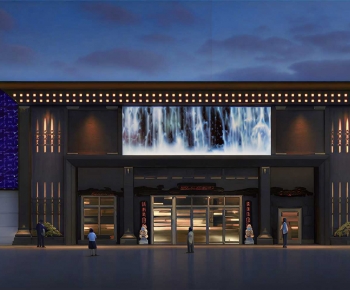 New Chinese Style Facade Element-ID:332206968