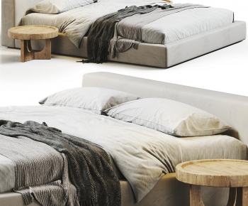 Modern Double Bed-ID:277112968