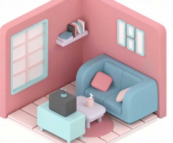 Modern Cartoon House-ID:190974957