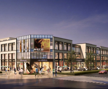 Modern Building Appearance-ID:668298011