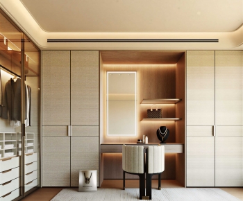Modern Clothes Storage Area-ID:948955069