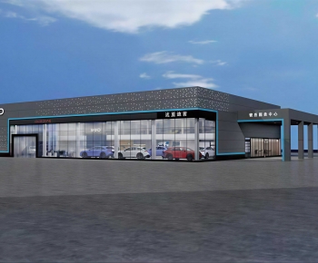 Modern Appearance Of Commercial Building-ID:648646121