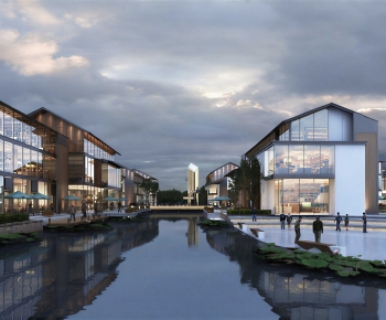 New Chinese Style Architecture Of Artistic Style-ID:464010953