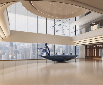 Modern Office Reception Desk-ID:439949991