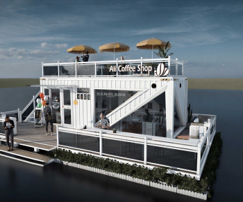 Modern Building Appearance-ID:573499923