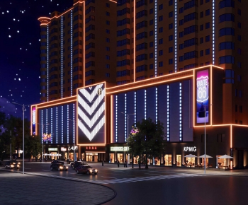 Modern Appearance Of Commercial Building-ID:494069102