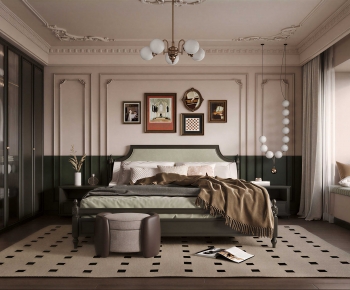 French Style Bedroom-ID:162980649