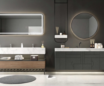 Modern Bathroom Cabinet-ID:342549096
