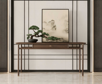 New Chinese Style Entrance Cabinet-ID:843976028