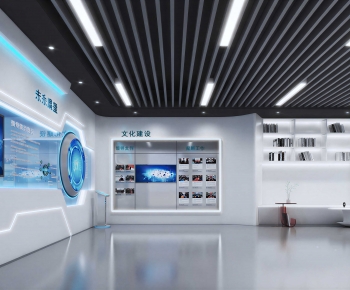 Modern Exhibition Hall-ID:919671061