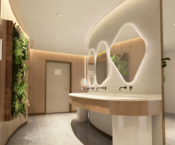 Modern Public Toilet-ID:445127968