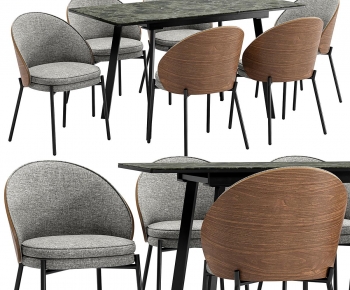 Modern Dining Table And Chairs-ID:782607088