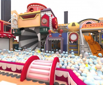 Modern Children's Amusement Park-ID:670541054