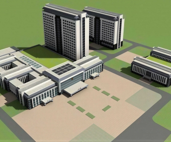 Modern Building Appearance-ID:445532088