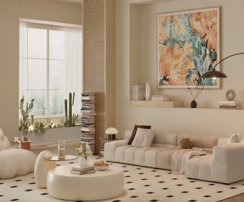 Modern A Living Room-ID:268014917