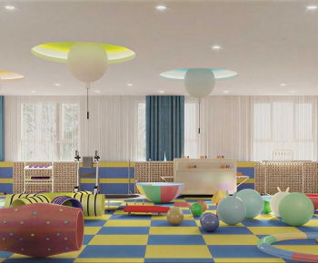 Modern Children's Room Activity Room-ID:413295038