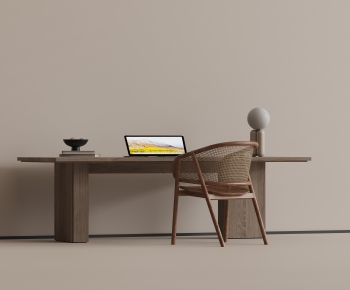 Modern Computer Desk And Chair-ID:956918955