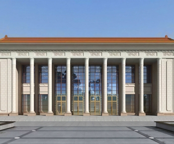 Modern Appearance Of Commercial Building-ID:293301115