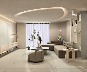 Modern A Living Room-ID:391134988