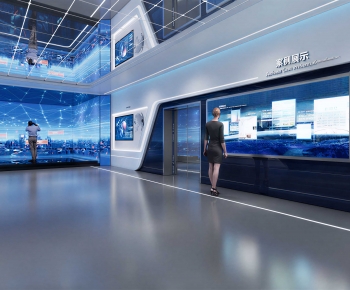 Modern Exhibition Hall-ID:845520534
