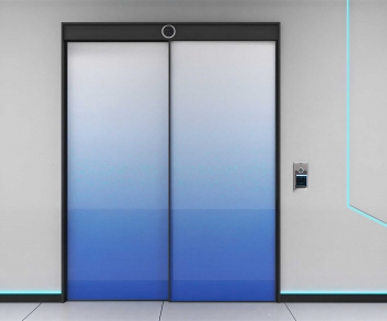 Modern Office Elevator Hall-ID:160191064