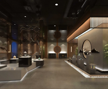 Modern Exhibition Hall-ID:809408903