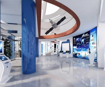 Modern Exhibition Hall-ID:914407012