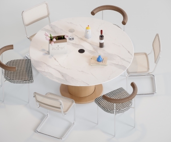 Modern Dining Table And Chairs-ID:464674956