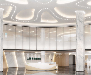 Modern Office Reception Desk-ID:902296079