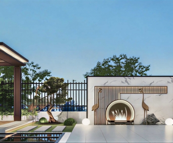 New Chinese Style Courtyard/landscape-ID:527333029