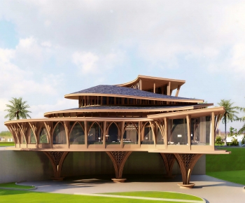 Modern Building Appearance-ID:299174071