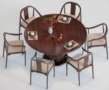 Modern Dining Table And Chairs-ID:538120032