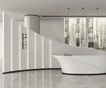 Modern Office Reception Desk-ID:419517049