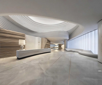 Modern Office Reception Desk-ID:523013111