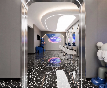 Modern Exhibition Hall-ID:701214084
