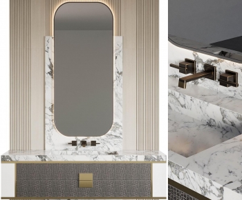 Modern Bathroom Cabinet-ID:466991901