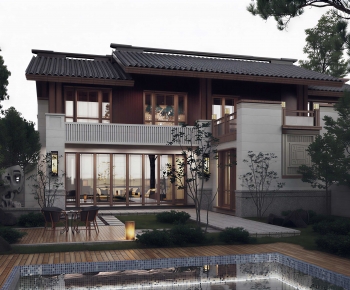 Modern Villa Appearance-ID:726349443