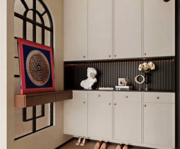 Modern Entrance Cabinet-ID:411113021
