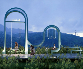 Modern Sculpture Sketch-ID:439157964