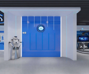 Modern Exhibition Hall-ID:482326037