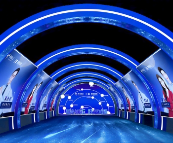 Modern Exhibition Hall-ID:497226006