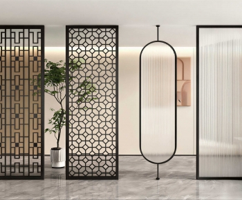 Modern Glass Screen Partition-ID:909502034