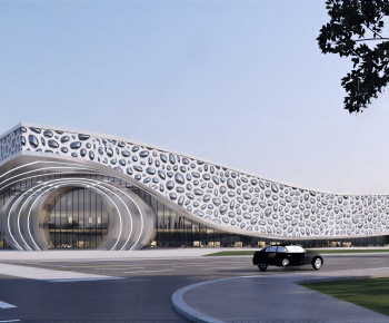 Modern Building Appearance-ID:308414946