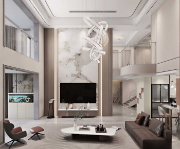 Modern A Living Room-ID:675565969