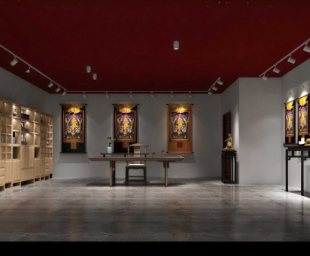 New Chinese Style Exhibition Hall-ID:144347917