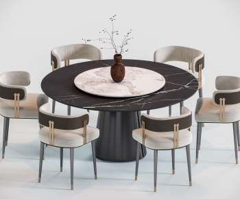 New Chinese Style Dining Table And Chairs-ID:902198087