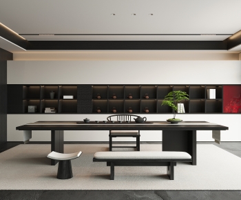 New Chinese Style Tea House-ID:140446903
