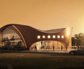 Modern Appearance Of Commercial Building-ID:564110992