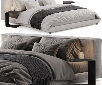 Modern Double Bed-ID:185561234