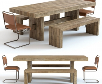 Modern Dining Table And Chairs-ID:680334092